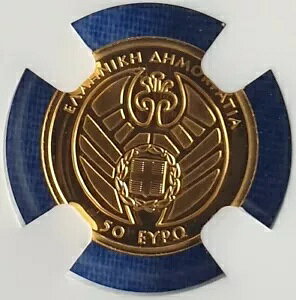 999 �S�[���h 2017 �M���V�� ?50 NGC PF70 UC �~�m�A����! 13�R�C���̐l��