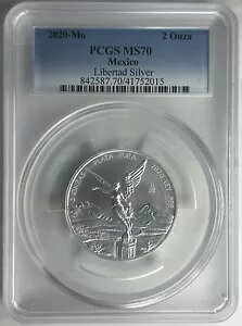2020 ���L�V�R ���x���^ 2 �I���U PCGS MS70 2 �I���X �V���o�[ �R�C��