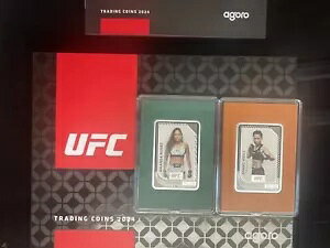 Agoro Nunes & Weili �� �V���o�[ �Z�b�g 2024 UFC �V���o�[ �g���[�f�B���O �R�C�� 2 ��