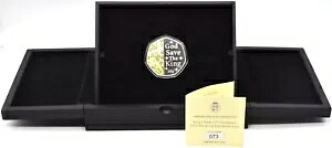 2023 �V���o�[ �v���[�t �R�C�� 50p 5oz �L���O �`���[���Y 3 ���Պ��� �K�[���W�[ �{�b�N�X + COA