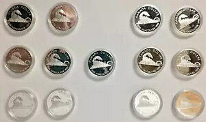 (13���b�g) *WORLD COINS* ������ 1986�h���uCANADA SILVER TRAIN�v