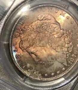 1879-S �����K�� �_���[ MS65 PCGS MONSTER ���F - �~���g�̌���̂��鉩���F�̐F����