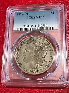 PCGS VF35 1878 CC �J�[�\���V�e�B �~���g ���[�K�� �V���o�[ �h�� �R�C��-APR402