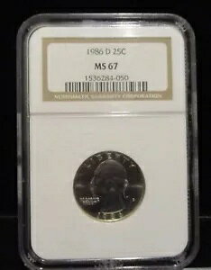 1986-D Vg NH[^[ - NGC MS 67 - 050 ENN RC