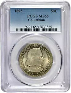 1893 PCGS MS65 RrANVbNLOzKCh $350