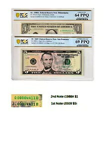 1 �h���� 5 �h���� 2 ���Z�b�g �V���A���ԍ�����v 00004411 PCGS �O���[�h 64/69 PPQ