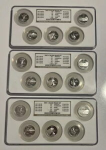 ���b�g 3- 2007 S NGC PF69-70 �E���g�� �J���I �V���o�[ �v���[�t 5 �R�C�� �N�H�[�^�[ �Z�b�g 25C