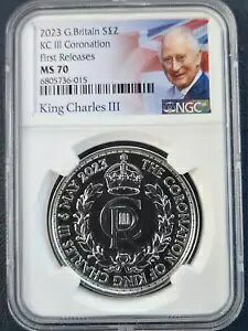 2023 G. BRITAIN KC III CORONATION t@[Xg[X MS70 NGC O[h Vo[ RC