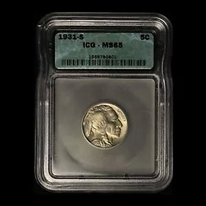 1931-S 5c �o�b�t�@���[ �j�b�P�� ICG MS65 - �������� �č�