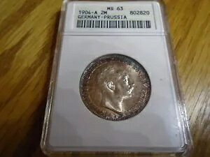 vCZ 1904A 2 }[N KM522 ANACS MS63