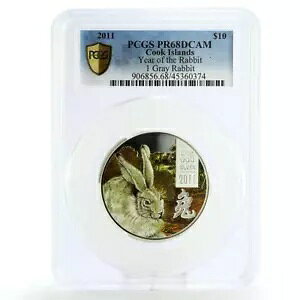 �N�b�N���� 10 �h���E�T�M�N I �D�F�E�T�M PR68 PCGS Ag �R�C�� 2011