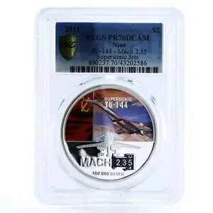 �j�E�G 2 �h�����q�W�F�b�g TU-144 - �}�b�n PR70 PCGS �J���[��� 2011