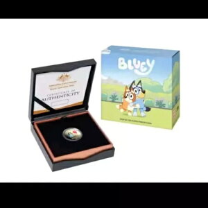 2024 $1 BLUEY AlBr �J���[�v���[�t�R�C�� ? Bluey Dollarbucks ?�莝��?
