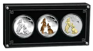 2023 LUNAR SERIES III YEAR OF THE Rabbit 1�I���X �V���o�[ �g���I $1 3�R�C���Z�b�g ���v3�I���X