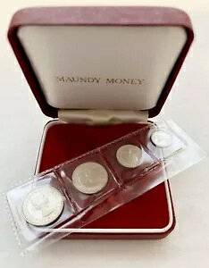 Royal Maundy Money - 1983 (�G�N�Z�^�[�吹��) - 4 �R�C���Z�b�g�A�P�[�X�t��