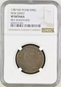 :1787 NO PLOW SPRIG j[W[W[ |Xg RjA NGC VF-DET'L cq@}X 43d