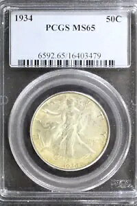 1934-P AJ EH[LO oeB Vo[ n[t_[ PCGS MS65!!ARCI