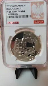1997 �|�[�����h �V���o�[ 20 ZL Castle Pieskowa Skala NGC PR PF 68 �v���[�t �|�[�����h �R�C��