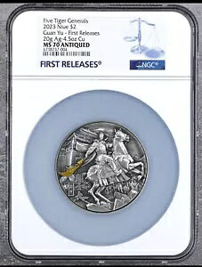 NGC MS70 2023 �O���u��m�։H��� 20 �O���� �V���o�[ 4.5 �I���X Cu