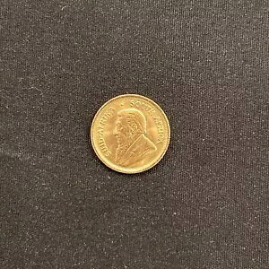 南アフリカ ゴールド クルーガーランド 1/10 オンス - 1989 金貨