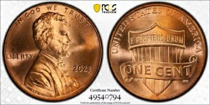 2023 �G�N�X�g���uV�v�����J�[�� �Z���g �y�j�[ PCGS �O���[�h MS65RD VDB-V �G���[