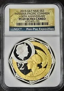 2015 �j�E�G 2 �I���X �V���o�[ $2 �p�i�} �p�V�t�B�b�N�L�O NGC PF69 UC - ?COINGIANTS?