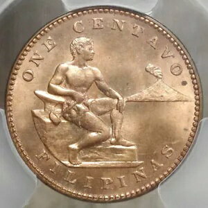 �č� �t�B���s�� Centavo 1912-S�A�񗬒ʕi�I���APCGS MS-64RB