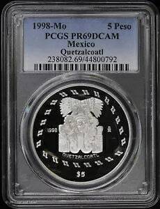 1998 Mo Vo[ v[t 5p LVR 5 y\ Pc@RAg PCGS PR69 DCAM PF fB[v JI