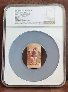 2012 NGC PF 70 NIUE 1oz �V���o�[ $2 �uHOLY TRINITY ICON�v �J���[��