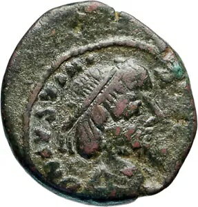 JUSTINIAN I 540AD デカヌミウム カルタゴ ミント 古代ビザンチン コイン クロス i46608