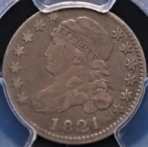 1821 �L���b�v�h �o�X�g �_�C�� PCGS ���ɍׂ��� 20 JR-5 ���[�W �f�C�g ����̂���V���[ ���U�[