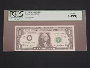 2001 - $1 AM (L) -͂ S/N -A - PCGS  Vi Vi 66 PPQ