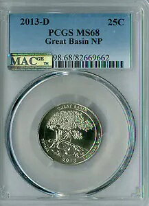 2013 D O[g x[X NH[^[ PCGS MS 68 PQ ōO[h̃A MAC X|bgXB