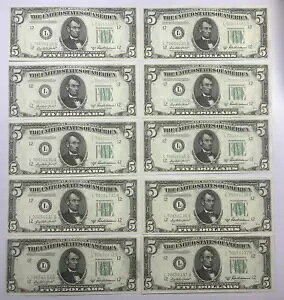 10 RZbN S/N 1950-B 5 hA⏀̃bg - TtVXR FR# 1963L