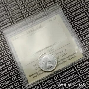 1957 Ji_ 10 Zg _C RC - ICCS PL 67 - gbv |bvɑI΂܂ #coinsofcanada