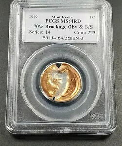 70% Brockadge w/BroadStrike G[ 1999 J[LOZg PCGS MS64 RD