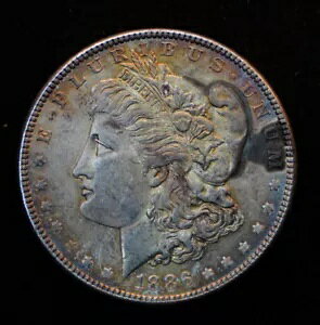 1886 US �����K�� �_���[ ToNiNg Lady Liberty DARK & STORMY �R�C�� �g�[�� BU C1289