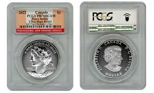 2022 $1 �����v���[�t �J�i�_���a�h�� PCGS PR70DCAM ������������