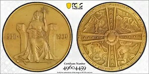 ACXh 2 N[k[ 1000 NAVOtBMA }bg MS64 PCGS CuZn RC 1930