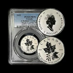 �J�i�_�B 2022�A3 �h���A�V���o�[ - PCGS PR70 - �g�b�v �|�b�v ?? �P������
