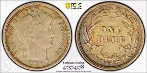 1900 O Barber Dime PCGS AU �f�B�e�[�����������������܂���