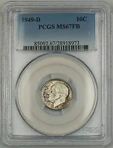 1949-D Vo[ [Yxg _C 10c RC PCGS MS-67 Cgg[