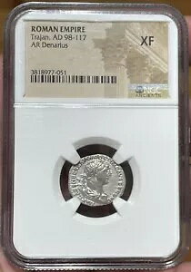 AD 98-117 �f�i���E�X NGC XF �Ñヌ�A �R�C�� ���[�}�鍑 �V���o�[ �^���W���� Ar