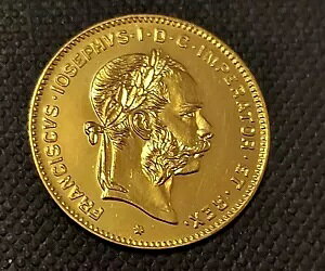 1892 �I�[�X�g���A �S�[���h 4 �t������/10 �t���� 0.0933 �I���X - Franz Joseph COIN AU