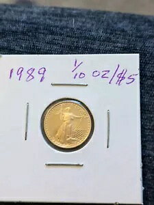 1989 P 1/10 IX $5 AJ C[O  BU