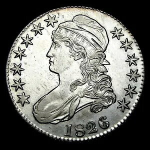 1826 �L���b�v�h �o�X�g �n�[�t�_���[ �V���o�[ O-119 R-4 --- �����ȃ^�C�v�̃R�C�� --- #SS858