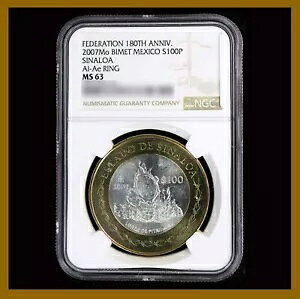 LVR 100 y\ oC^݁A2007 N 180 NLOViA NGC MS 63