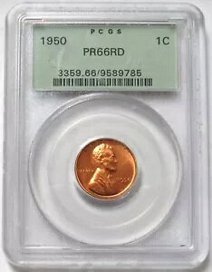 1950 AJ J[ EB[g Zg RC PCGS O[ x v[t 66 bh