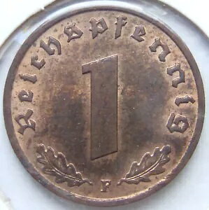 �R�C�� �h�C�c�鍑 1 Reichspfennig 1936 F in ������