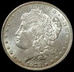 1878 7/8 ���H�������[�K�� �V���o�[ �h�� $1 �~���g�X�e�[�g BU �R�C��